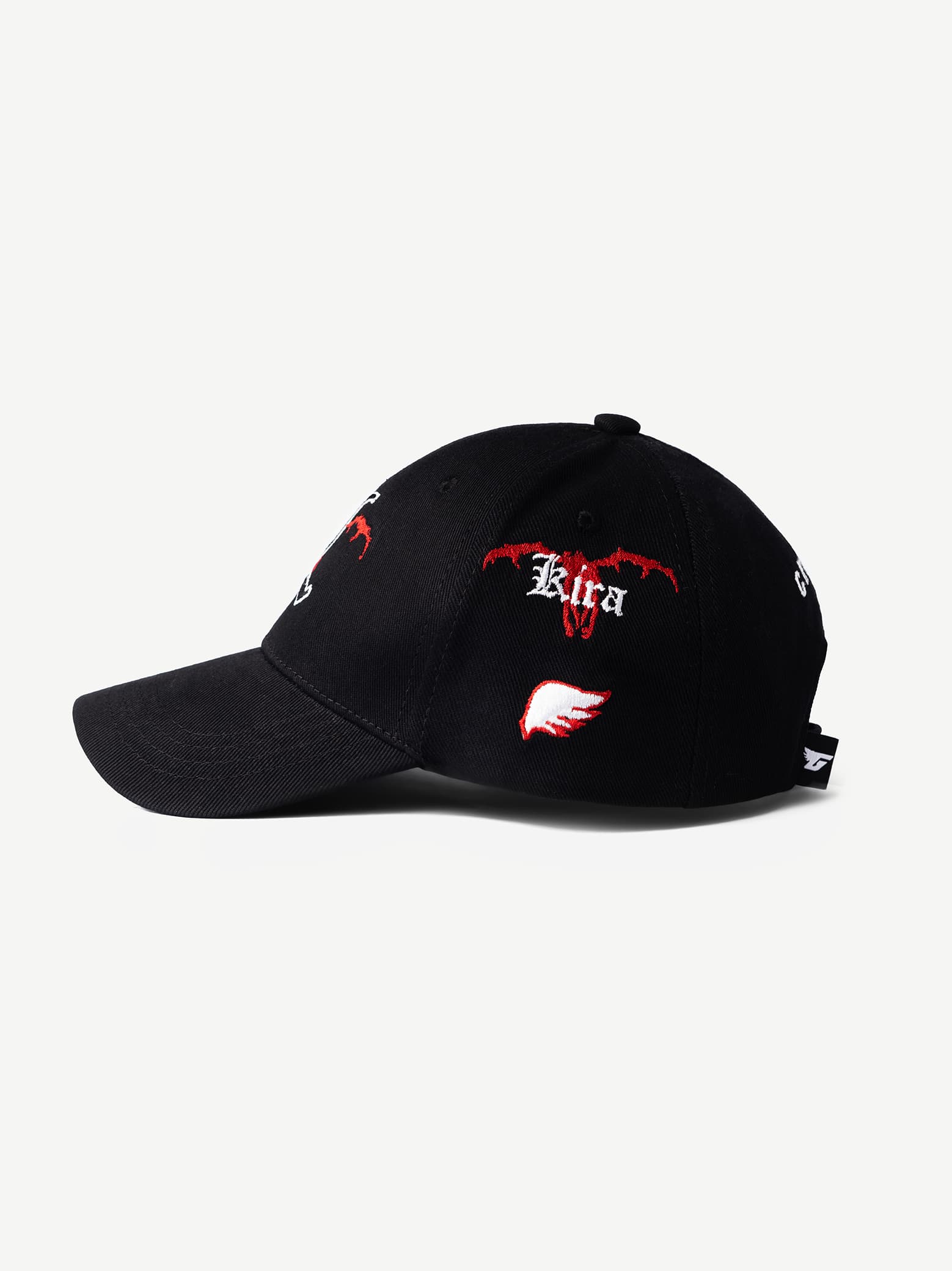 Death Note anime graphic cap in black - GROOVY streetwear, made in Pakistan