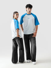 CORE Tees | Electric Blue Raglan