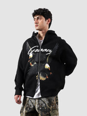 Flying Predator Zipper Hoodie