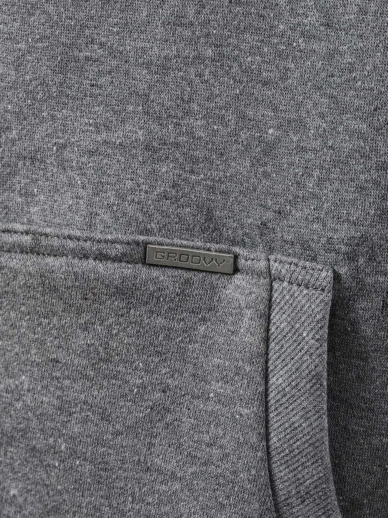 Dark Heather Grey | Essential Zipper