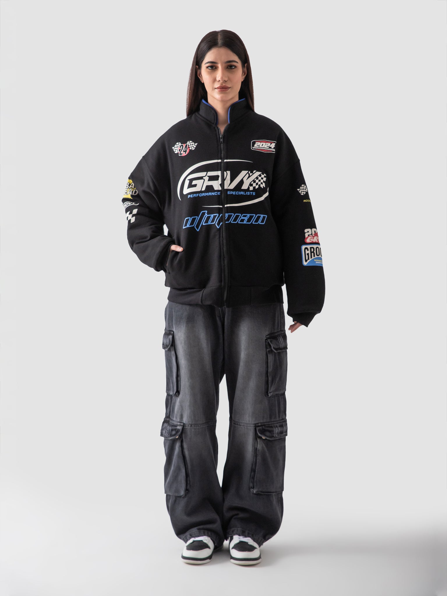 Groovy Jacket Racer Jacket – GROOVY Oversized Outerwear Pakistan