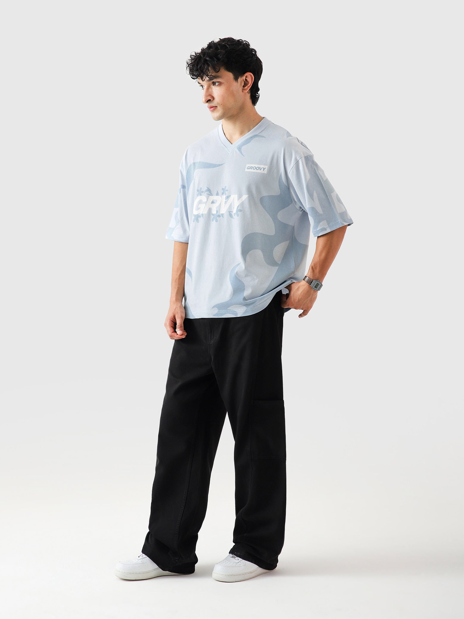 Allover GRVY - Frost Blue