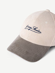 UTOPIA two-tone corduroy cap, cream colourway - unisex GROOVY cap
