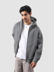 Dark Heather Grey | Essential Zipper