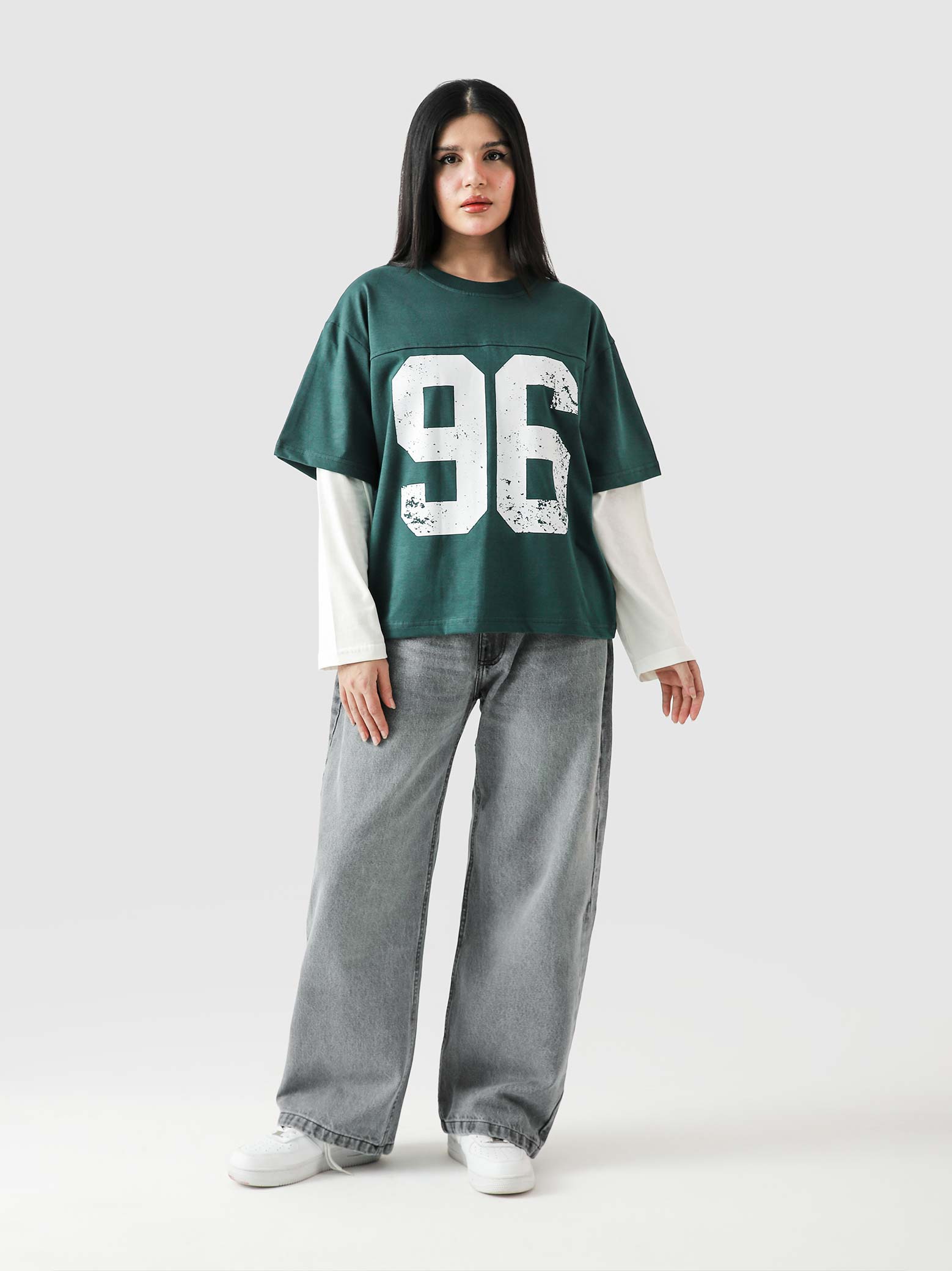 96 Double Layer Jersey - Racing Green