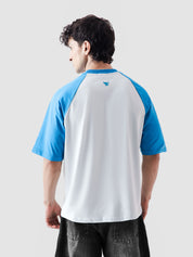 CORE Tees | Electric Blue Raglan