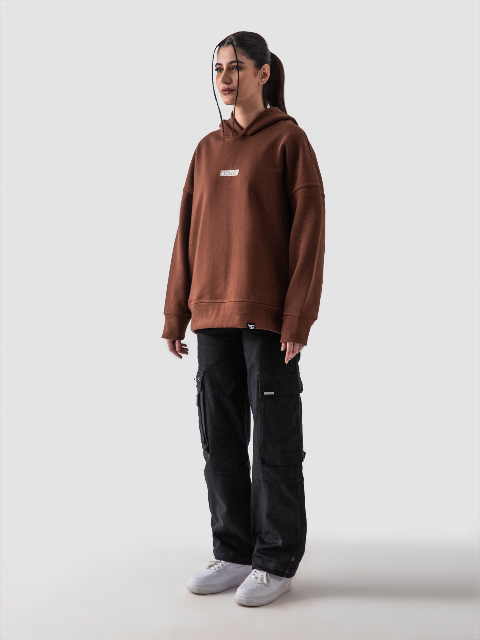 Y2K Brown Hoodie