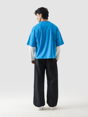 96 Double Layer Jersey - Electric Blue