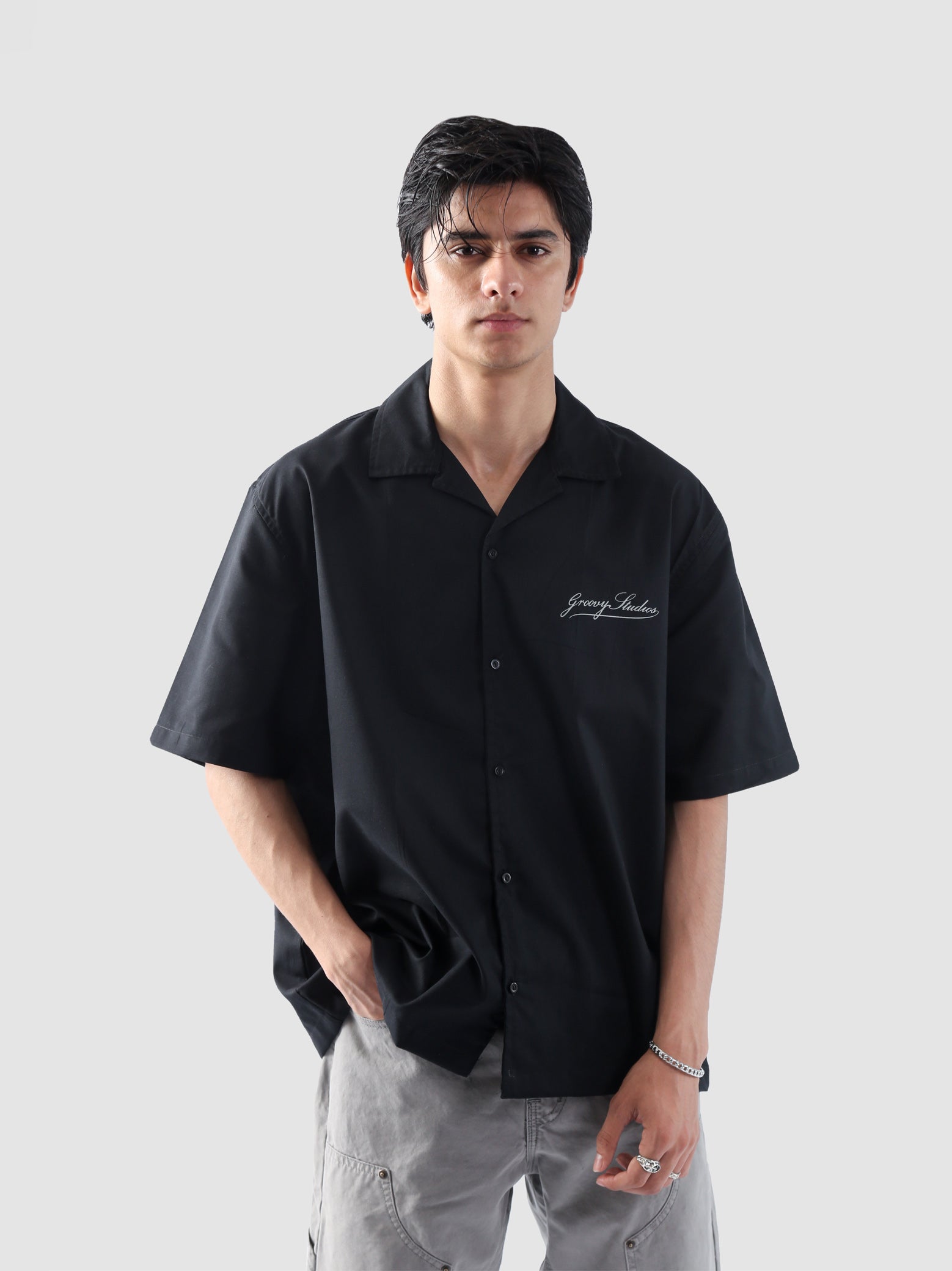 Black Cuban Shirt