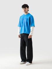 96 Double Layer Jersey - Electric Blue