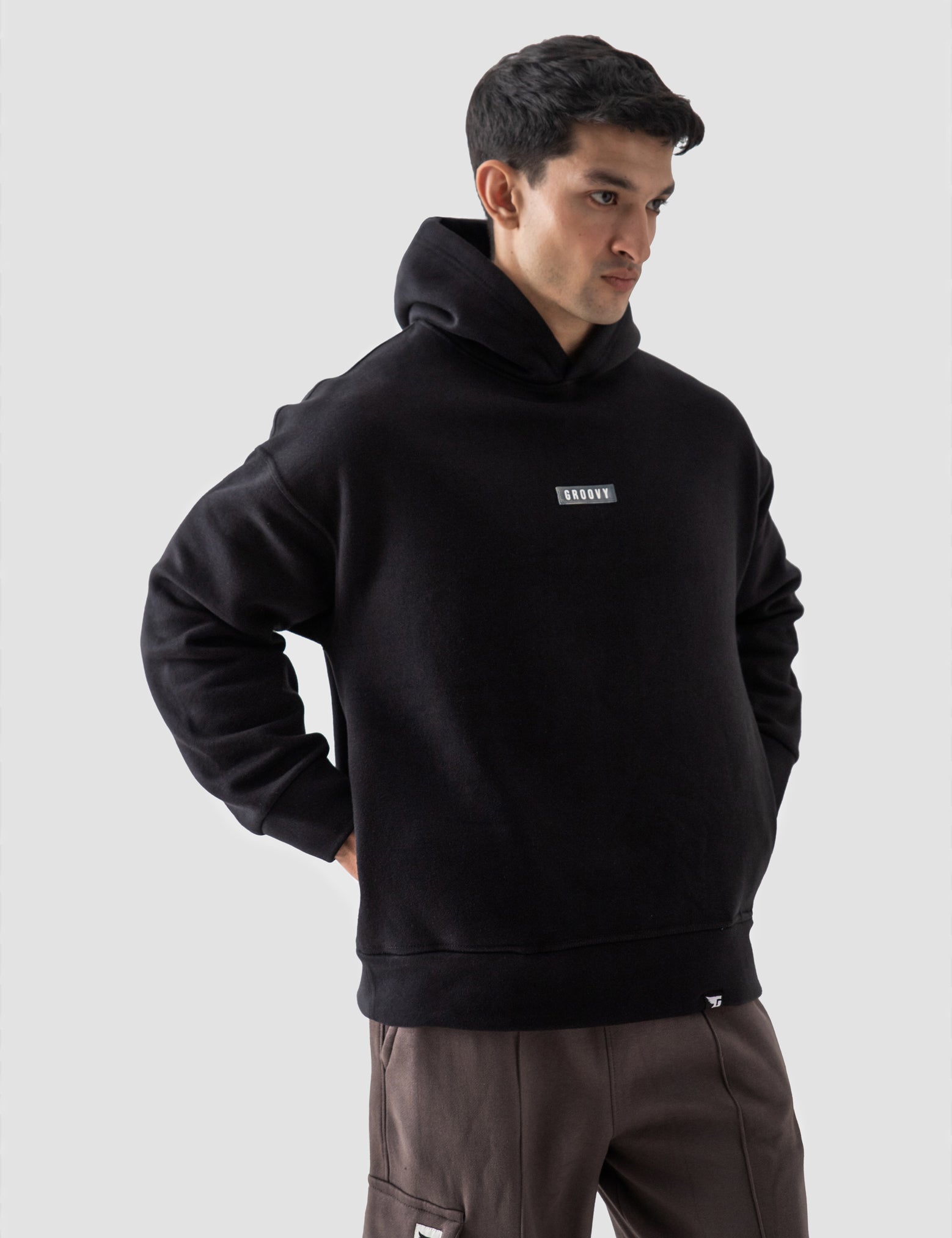 Black Hoodie - GROOVY