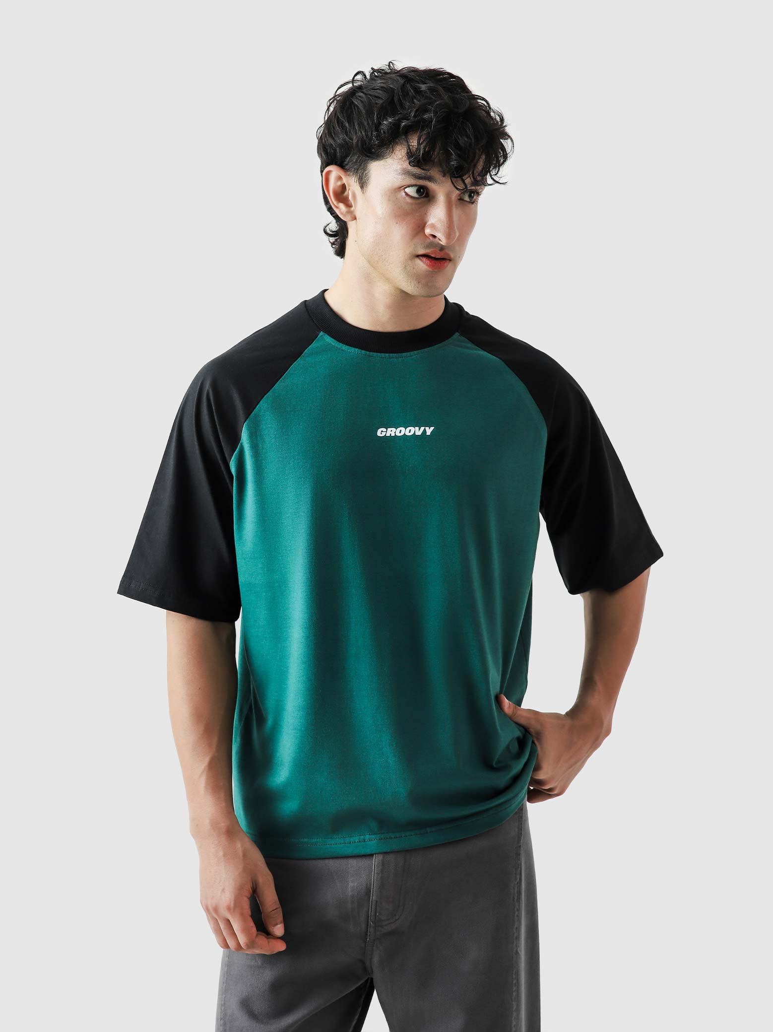 CORE Tees | Racing Green Raglan