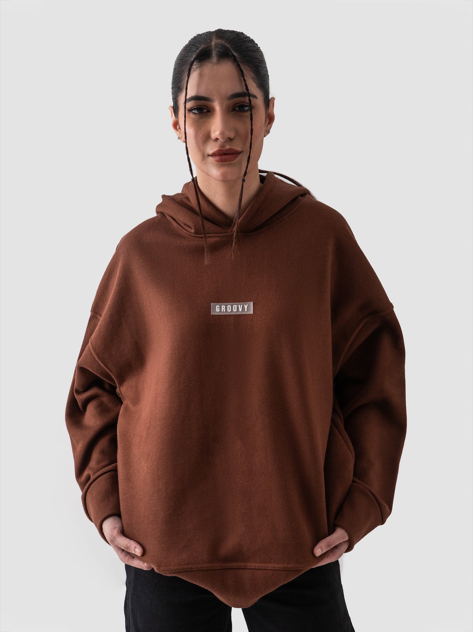 Y2K Brown Hoodie