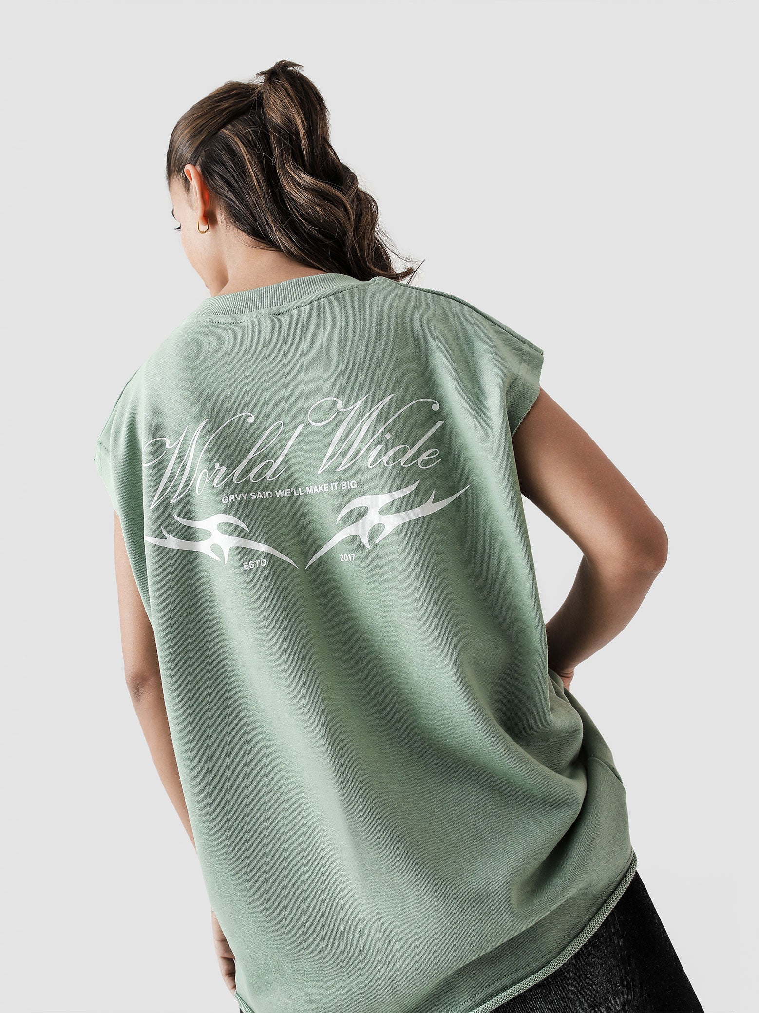 WORDLWIDE Mint Green Sando