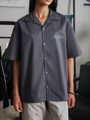 Grey Cuban Shirt