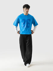 96 Double Layer Jersey - Electric Blue