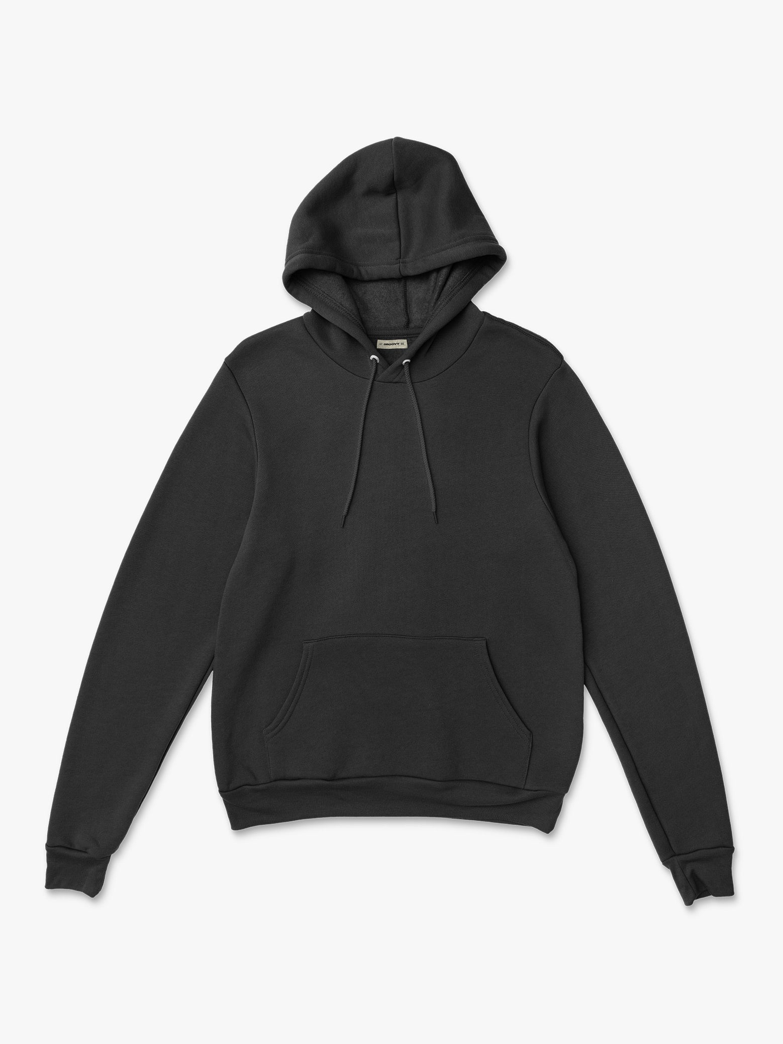 Black Relax Fit Hoodie