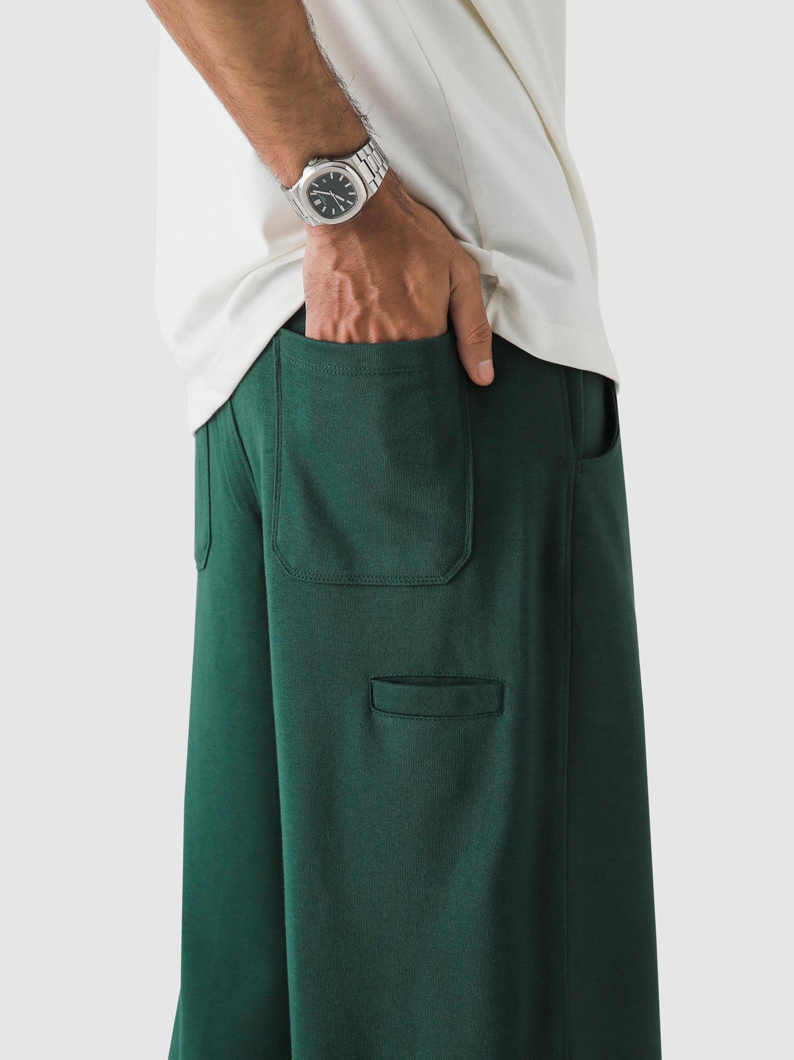 Deep Green Baggy Trouser – Live In Pants | GROOVY Pakistan
