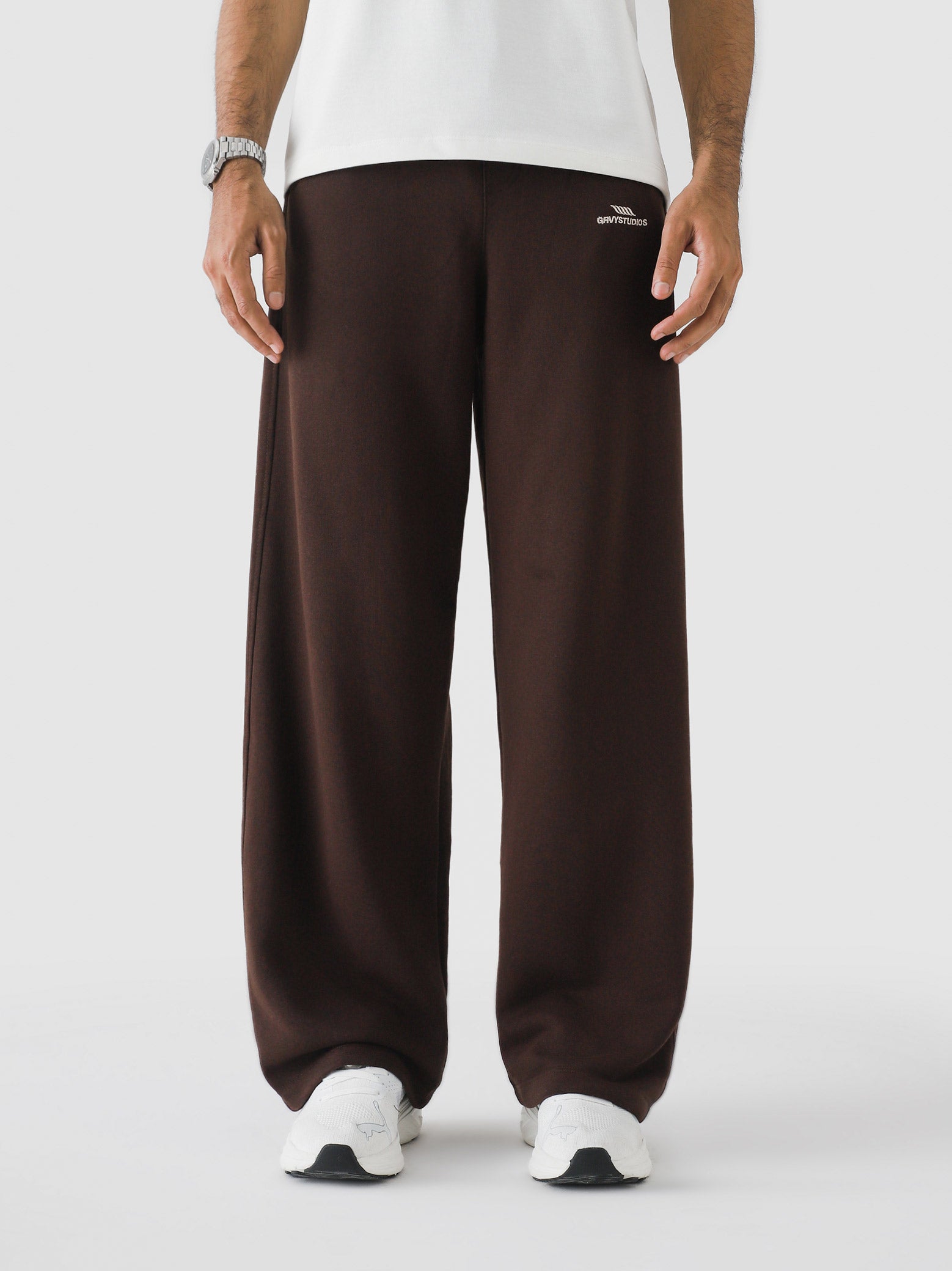 Mocha Brown Baggy Trouser – Live In Pants | GROOVY Pakistan