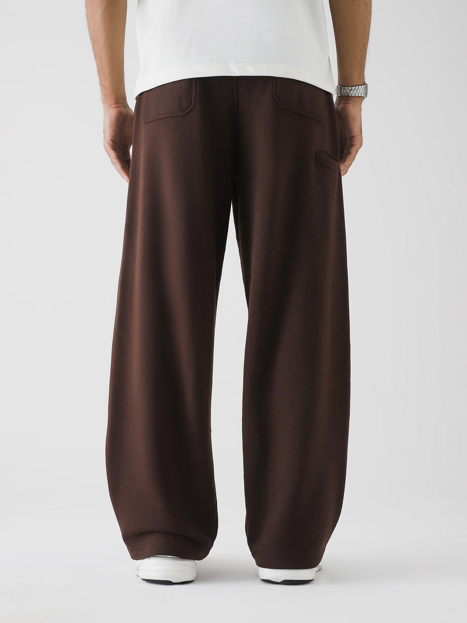 Mocha Brown Baggy Trouser – Live In Pants | GROOVY Pakistan