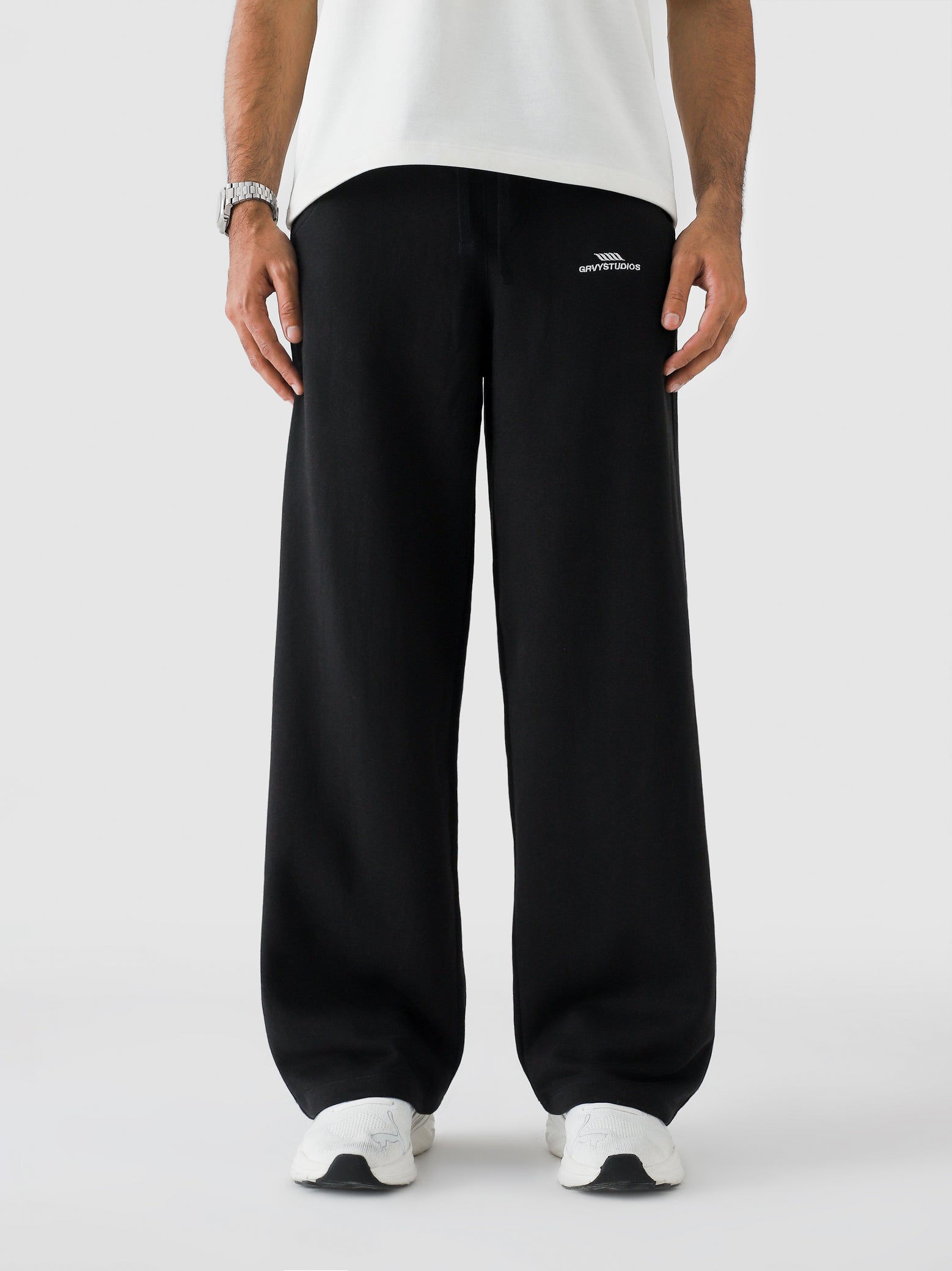 Black Baggy Trouser – Live In Pants | GROOVY Pakistan