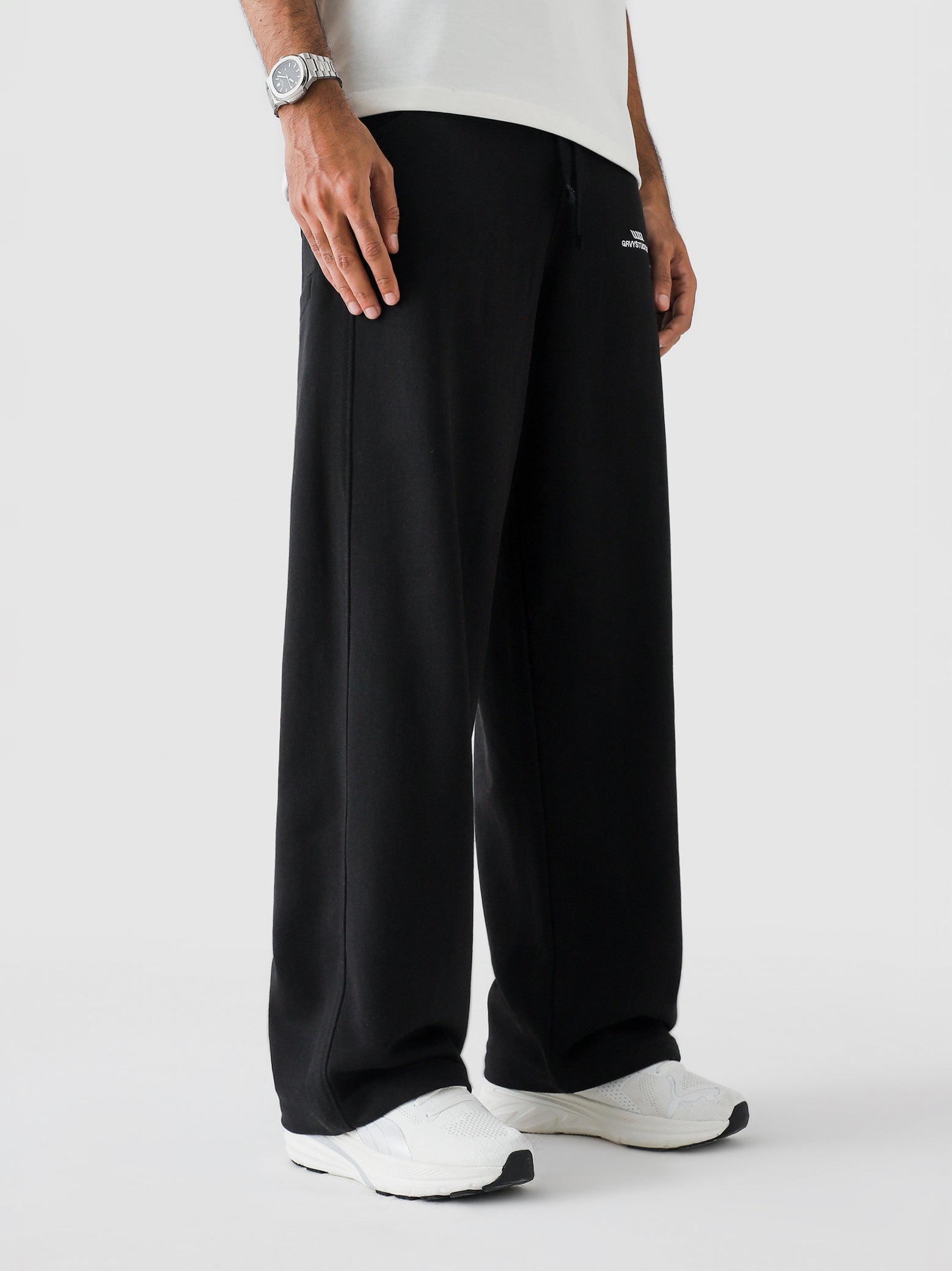 Black Baggy Trouser – Live In Pants | GROOVY Pakistan