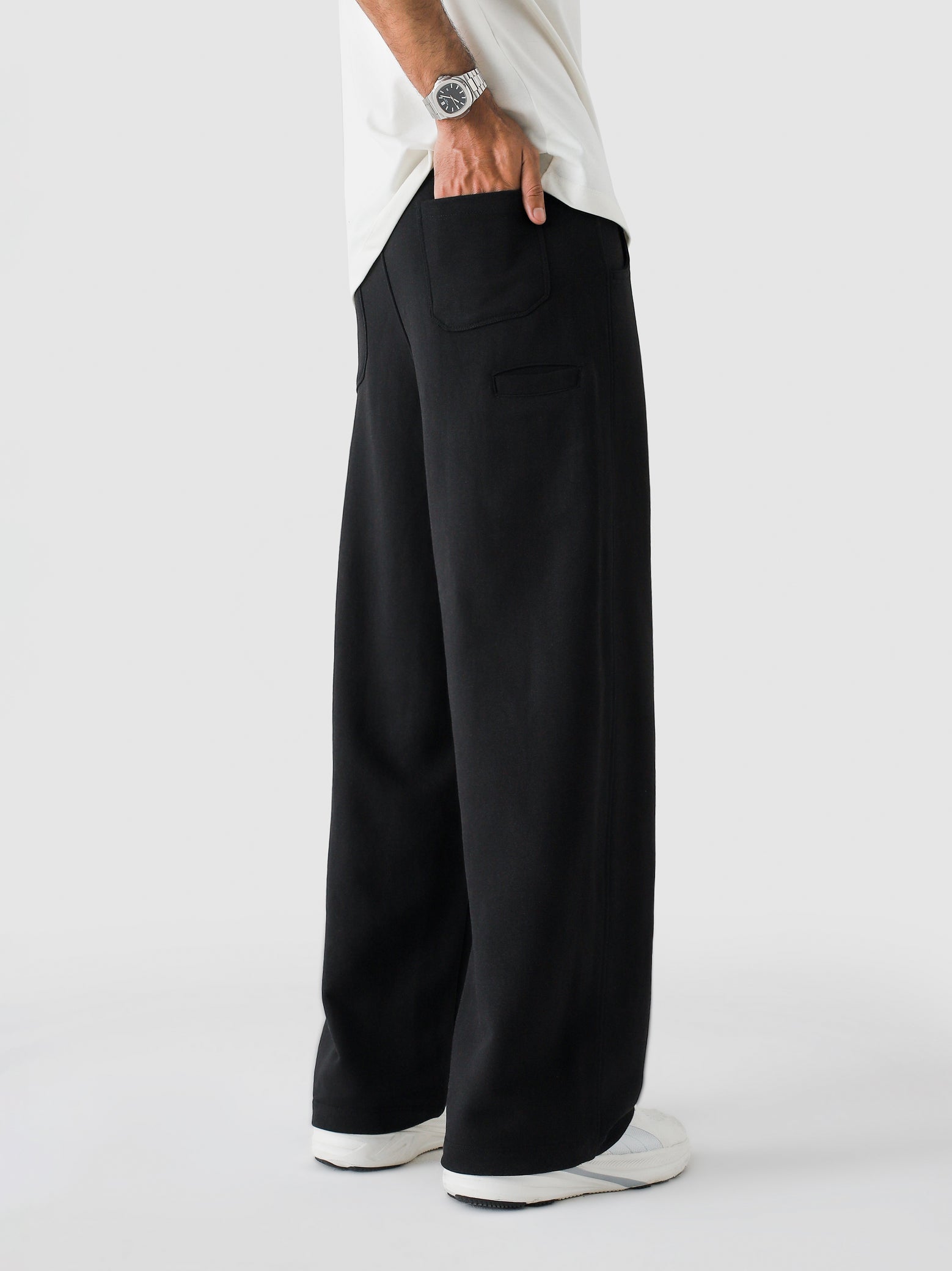 Black Baggy Trouser – Live In Pants | GROOVY Pakistan