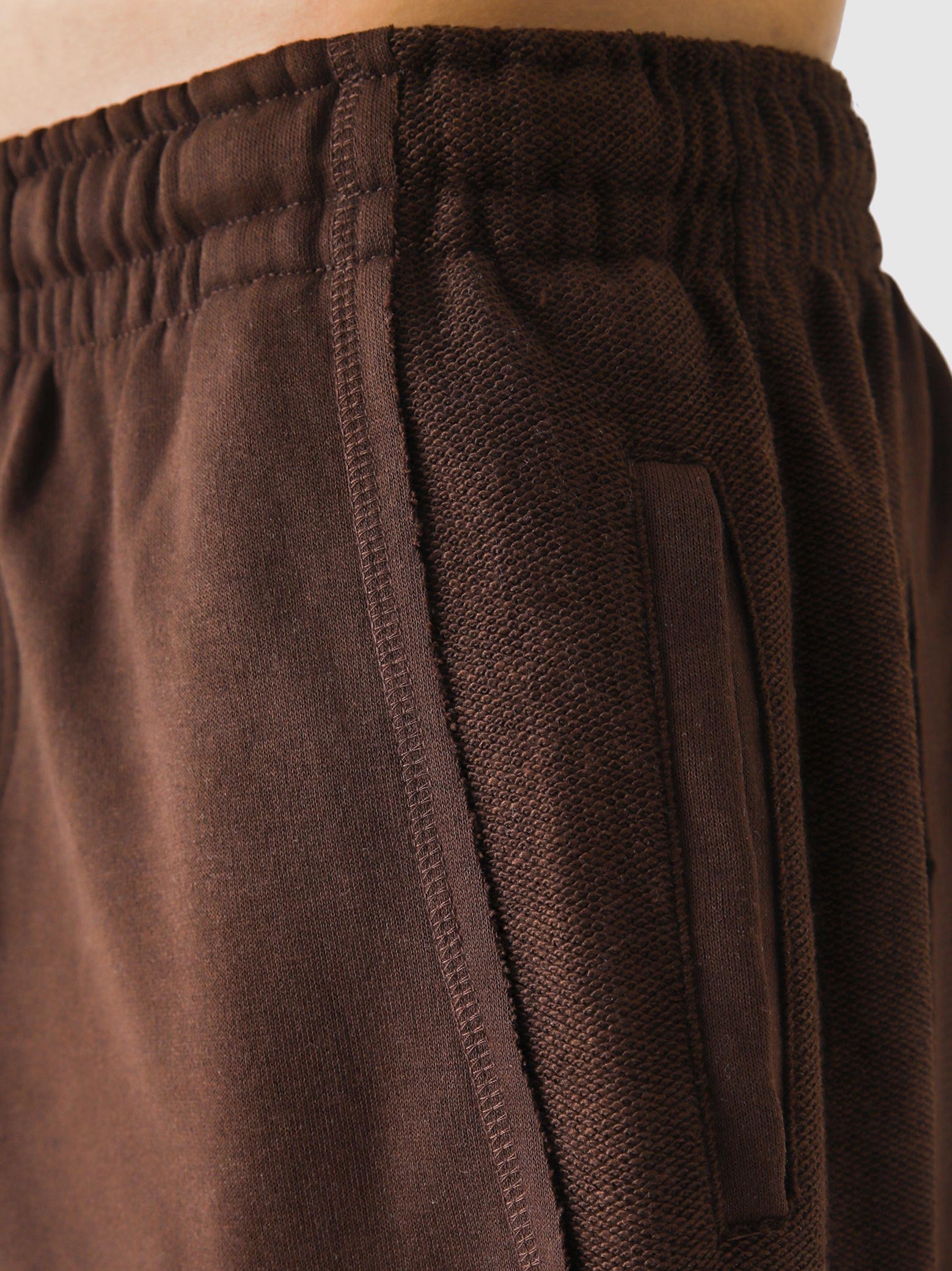 Mocha Brown Aim Shorts styled for everyday wear, GROOVY men's gym and lounge shorts in Pakistan