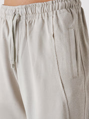 Ash Grey Aim Shorts styled for everyday wear, GROOVY men's gym and lounge shorts in Pakistan