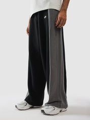 Black terry sweatpants with graphite panel - Daily Drift | GROOVY Pakistan