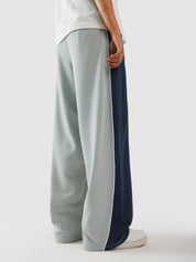 Cool Grey sweatpants styled with a white tee - GROOVY Pakistan