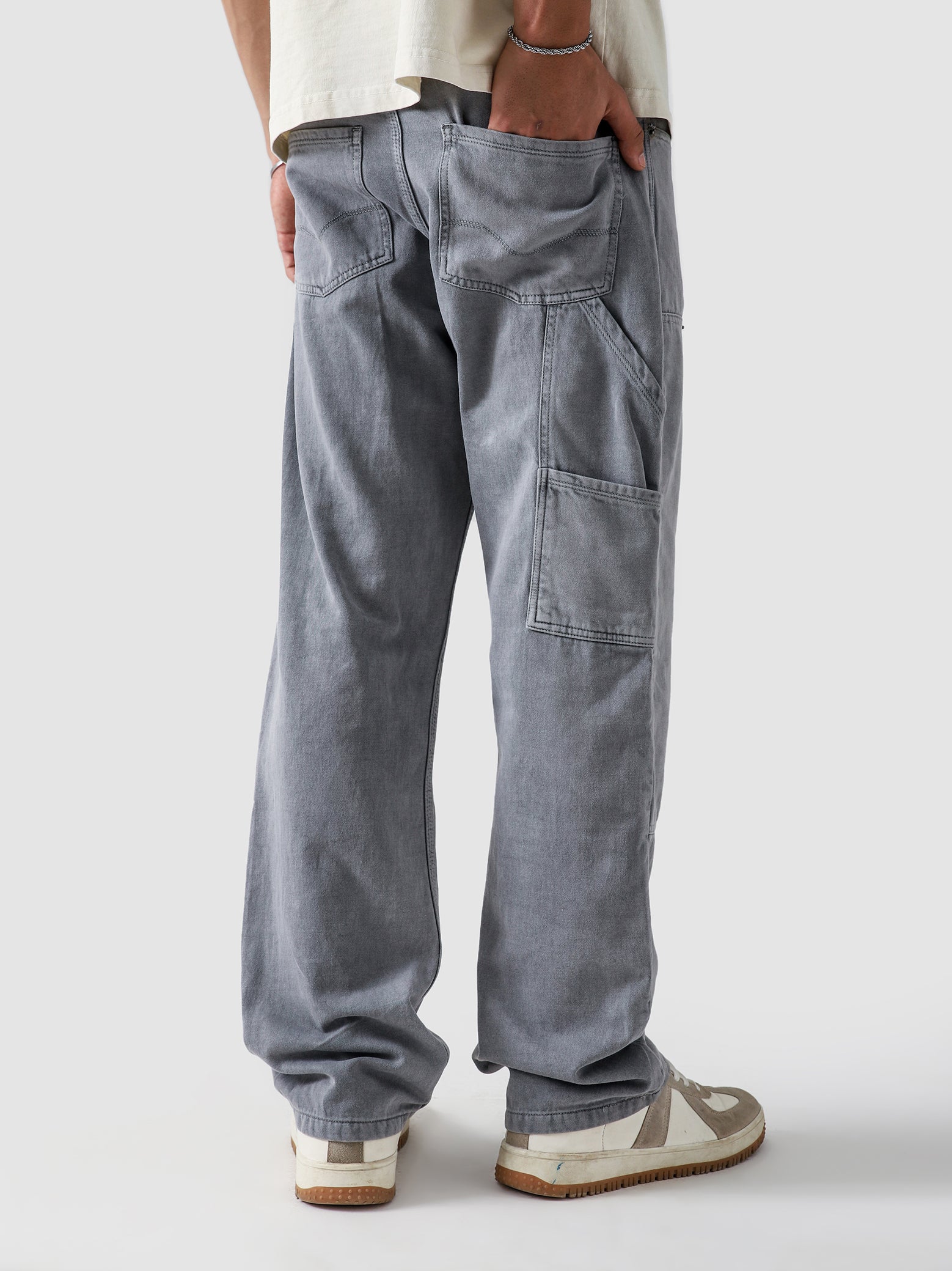 Faded Light Grey Jeans