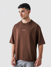 Mocha Brown Washed Blank