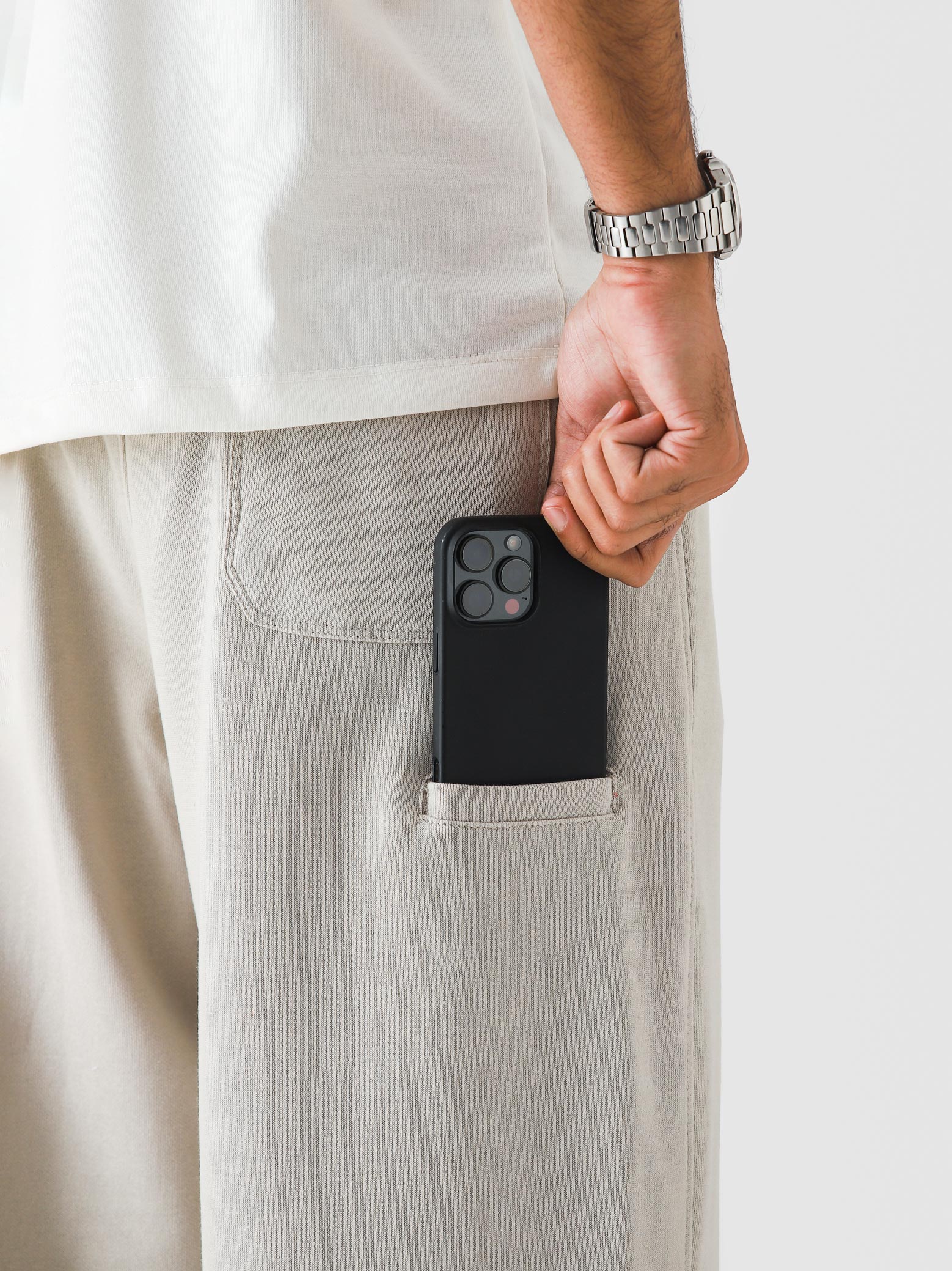 Ash Grey Baggy Trouser – Live In Pants | GROOVY Pakistan