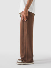 Chocolate Brown Baggy Trouser – Live In Pants | GROOVY Pakistan