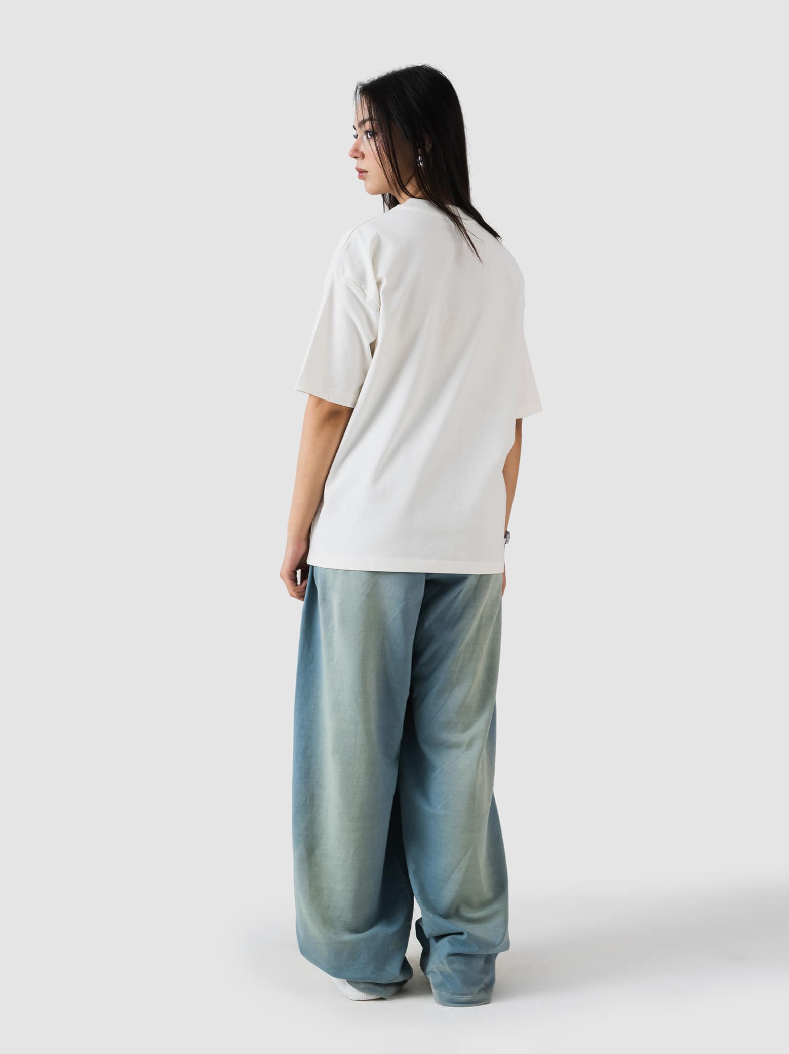 GROOVY Pakistan oversized t-shirt in white, embroidered logo