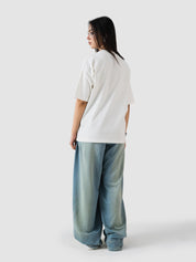 GROOVY Pakistan oversized t-shirt in white, embroidered logo