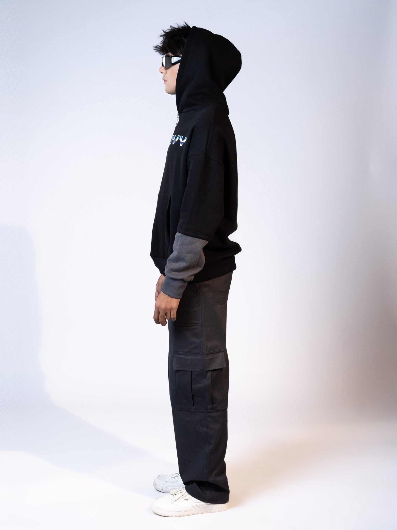 Colorblock Hoodie - GROOVY