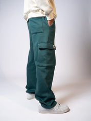 Cargo Pleated Forest Green